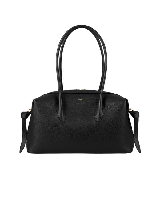 Yuzefi Black Large Brioche Duffle Bag