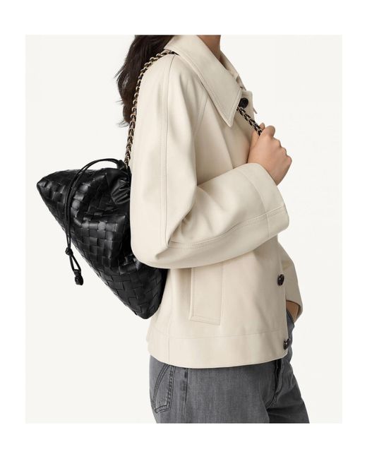 Bottega Veneta Black Drawstring Shoulder Bag