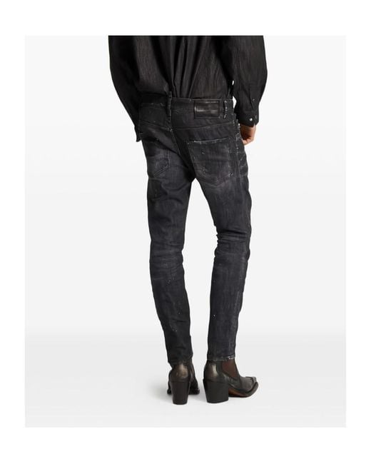 DSquared² Gray Belt Loop Jeans for men