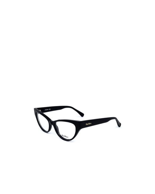 Max Mara Black Cat-Eye Frame Glasses