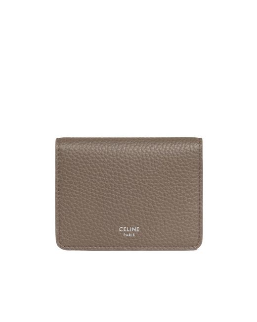 Céline Brown Bi-Fold Card Holder for men