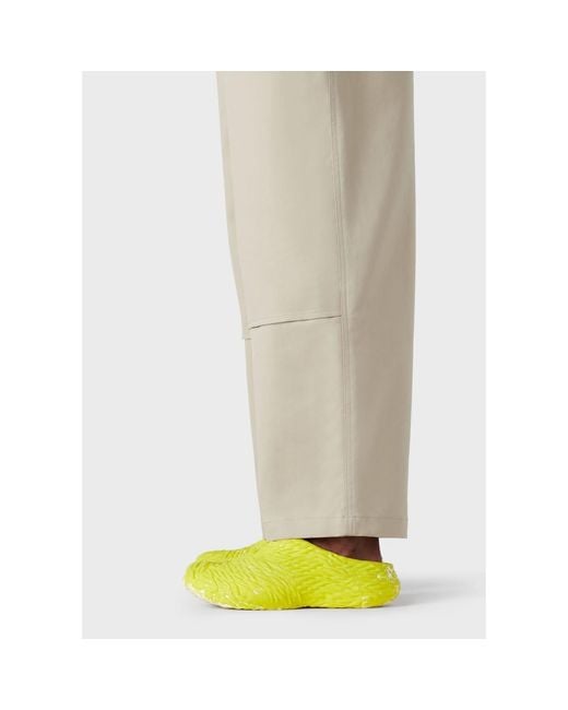 Emporio Armani Natural Wide-Leg Trousers for men