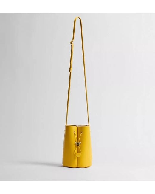 Dior Yellow Petit Trefle Mini Bucket Bag