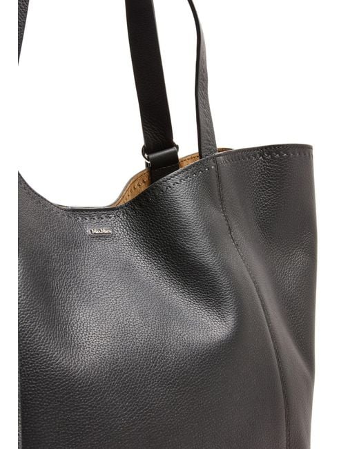 Max Mara Black Logo Tote Bag