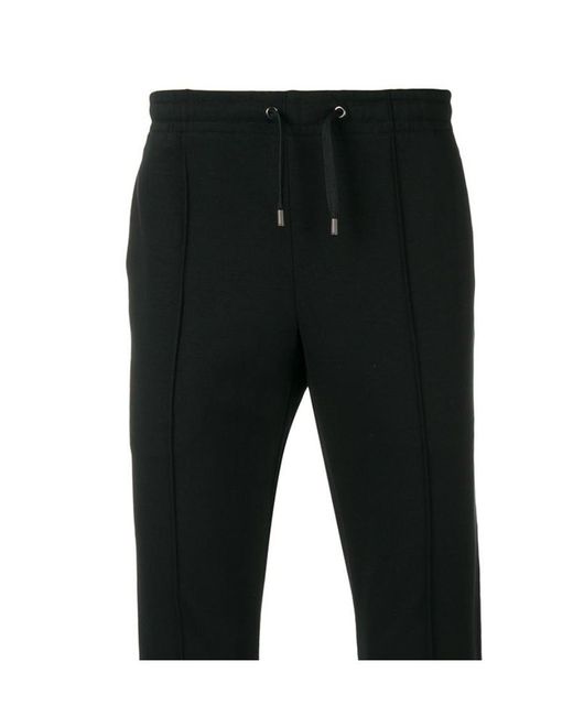 Emporio Armani Black Logo Sweatpants for men