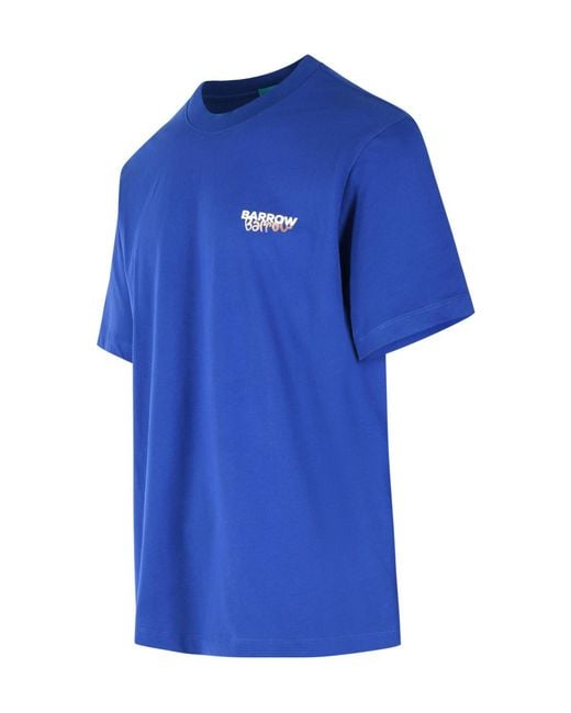 Barrow Blue Bear Print T-Shirt for men
