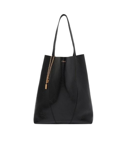 Chloé Black Spin Shoulder Bag