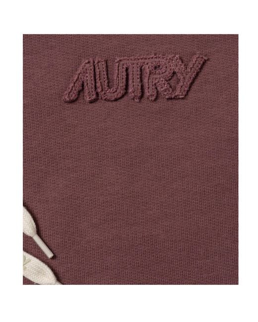 Autry Purple Long-Sleeved Sweater for men