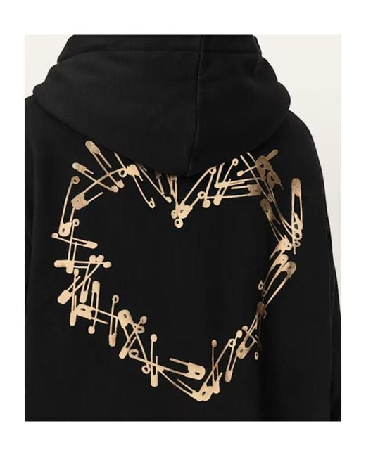 AllSaints Black Core Logo Graphic Hoodie