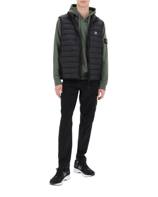 Stone Island Black Work Casual Pants for men
