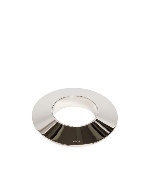 Alaïa White Alaïa Large Blade Bracelet