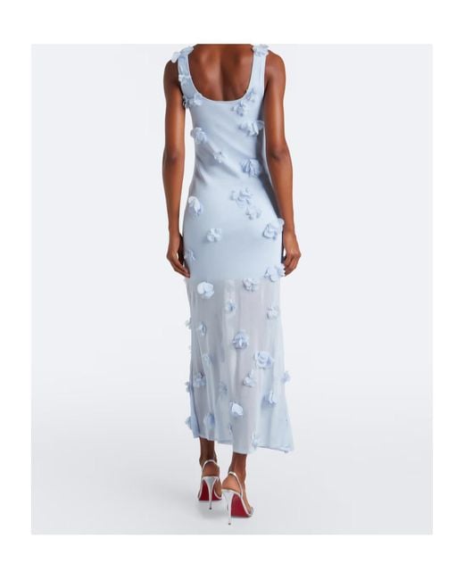 Jonathan Simkhai White Floral Appliqué Gown
