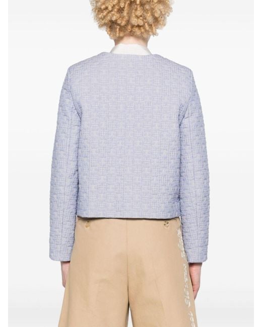 Céline Blue Cotton Single-Breasted Jacket