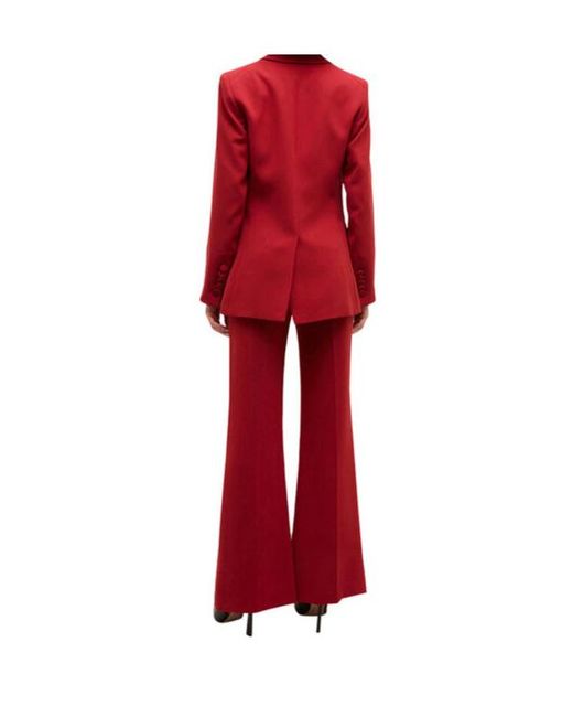 Veronica Beard Red Lapel Suit Jacket