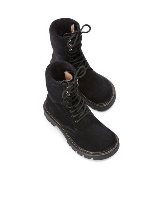 Loewe Black Sierra Combat Boot