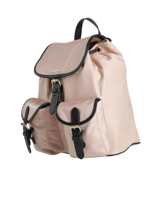 Burberry Natural Solid Color Rucksacks