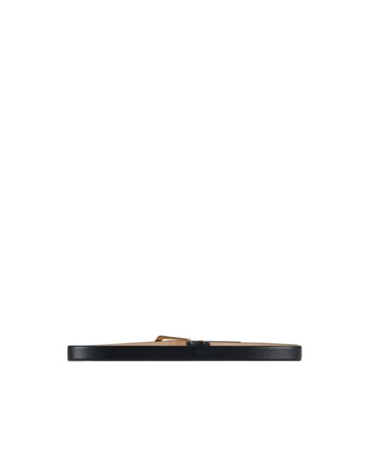 Elisabetta Franchi White Leather Belt With Logo Details