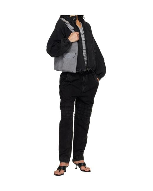 Isabel Marant Black Isabel Marant Étoile Mellya Ruffled Trousers
