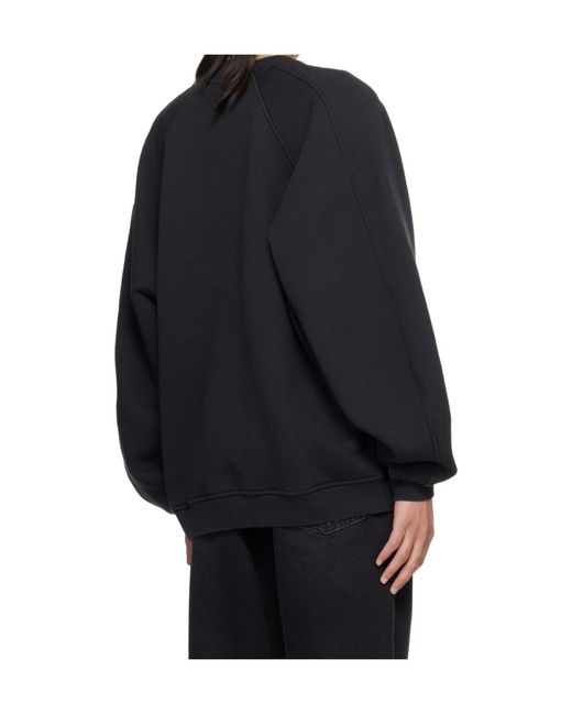 Agolde Black Valma Sweatshirt