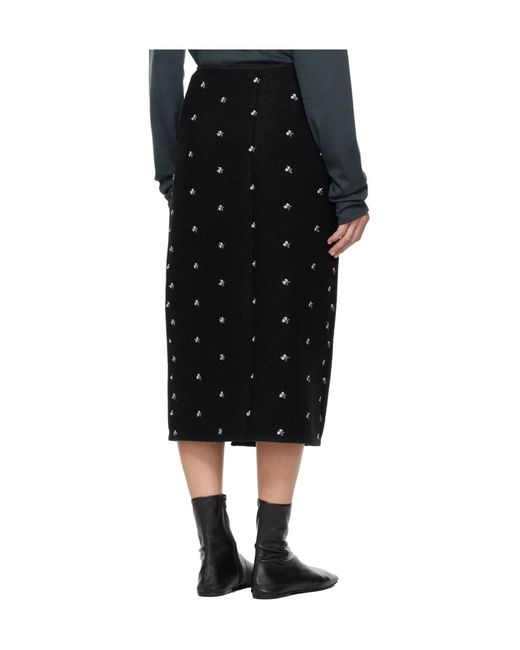 Rier Blue Walker Midi Skirt
