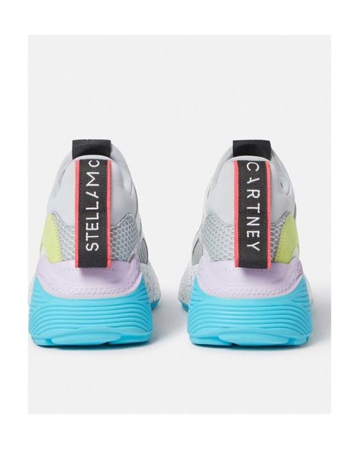 Stella McCartney Blue Logo Detailed Low-Top Sneakers