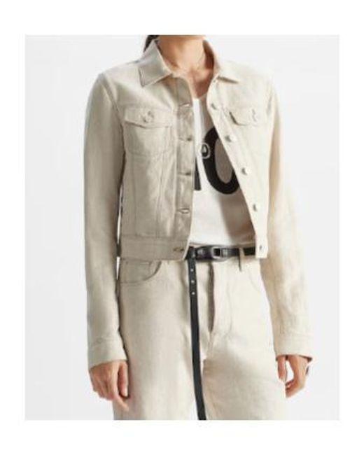 Fendi White Ivory Selleria Denim Jacket