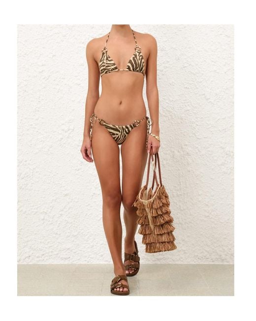 Zimmermann White Wanderlust Ring-Tie Bikini