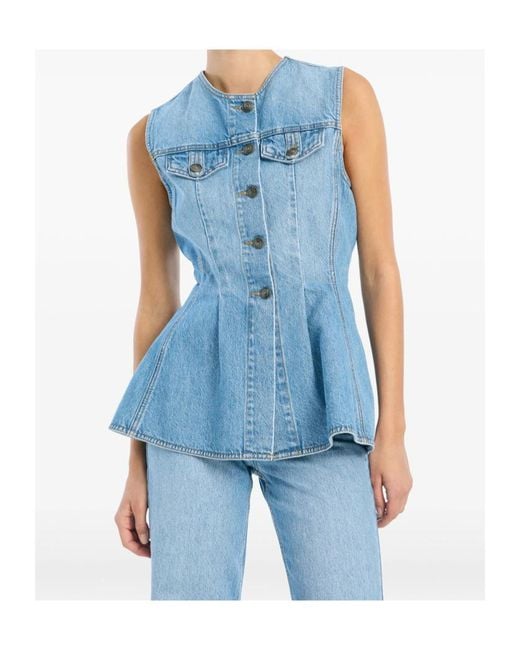 ROTATE BIRGER CHRISTENSEN Blue Tops