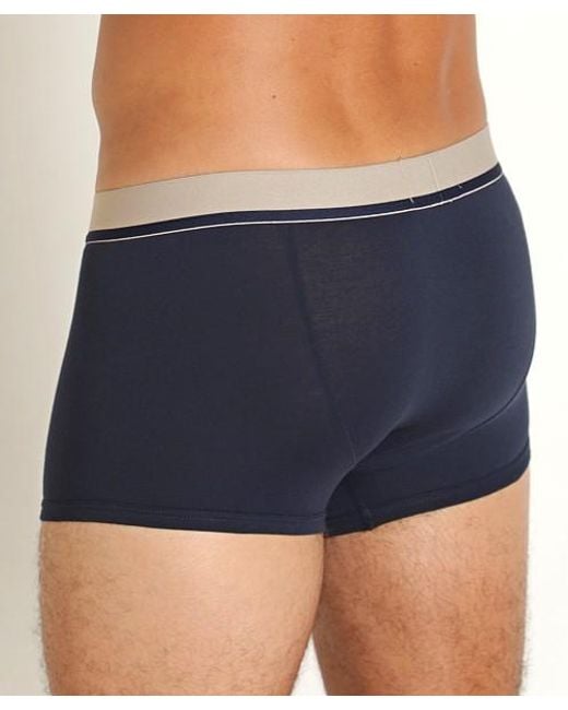 Emporio Armani Blue Logo Boxer Briefs for men