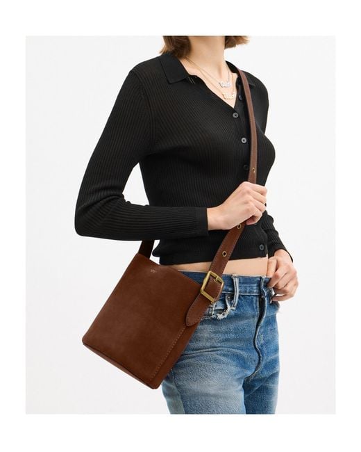 COACH Brown Bleecker Bucket Bag 21