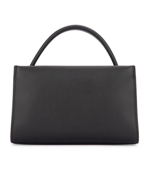 Mulberry Black Logo Printed Mini Iris Classic Tote Bag