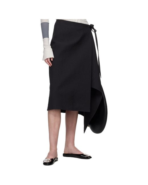 Tory Burch Black Reva Backless Ballerina Flats
