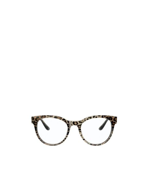 Dolce & Gabbana Metallic Logo Plain Glasses
