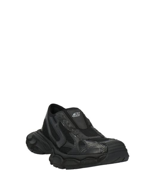 Balenciaga Black Minimalist Platform Sneakers