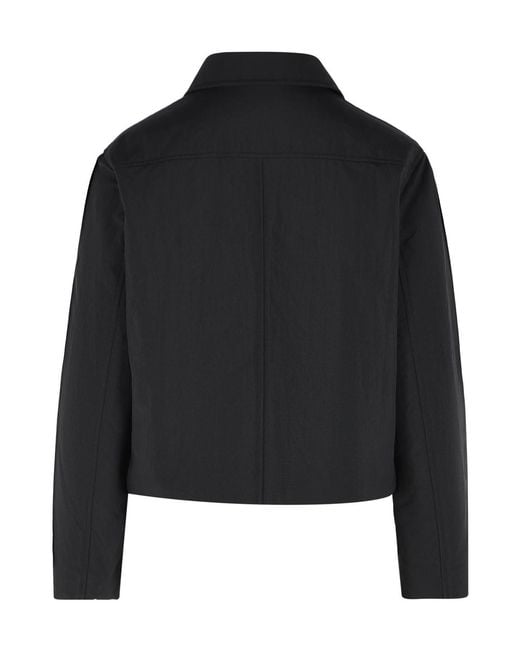 Jil Sander Black Cropped Sport Jacket