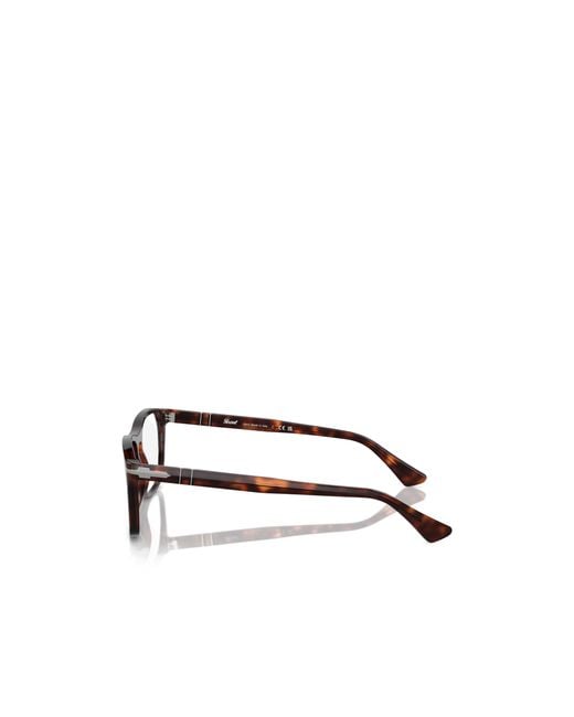 Persol White Rectangle-Frame Glasses for men