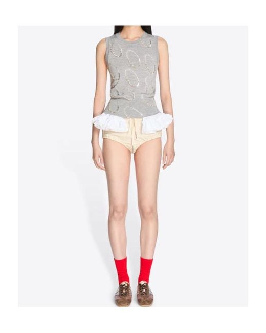 Dries Van Noten Gray Embroidered Vest