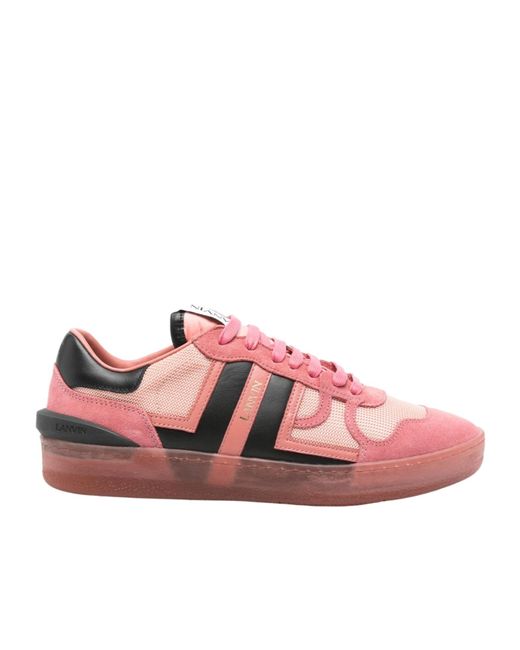 Lanvin Men's Pink Clay Sneakers
