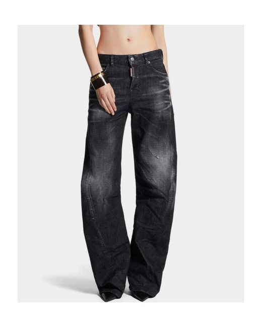 DSquared² Blue D2 Twisted Jean
