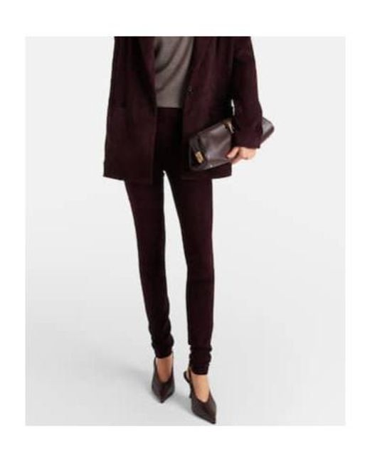 Stouls Purple Suede Leggings