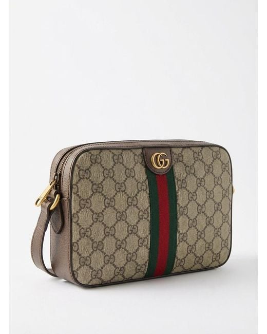 Gucci Gray Ophidia Gg Zipped Shoulder Bag for men