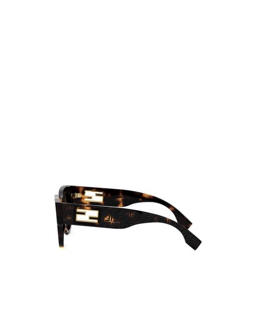 Fendi Multicolor Eyewear Round Frame Sunglasses