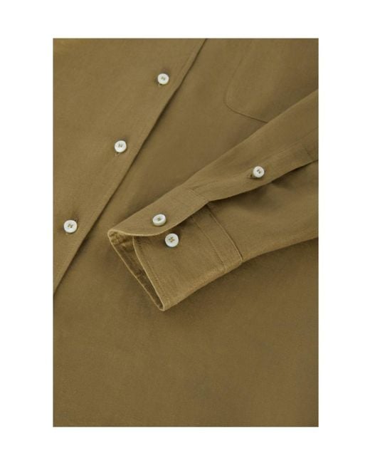 Loro Piana Green Chest Pocket Shirt