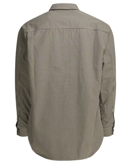 Comme des Garçons Gray Comme Des Garçons Homme Checkered Overshirt Jacket for men