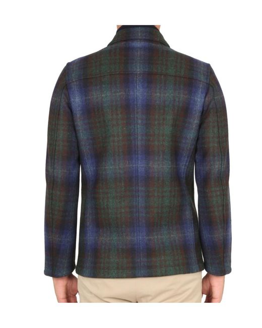 Aspesi Blue Tadao Buttoned Jacket for men