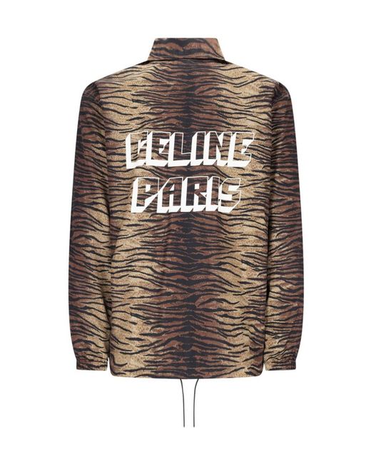 Céline Brown Printed Casual Jacket for men