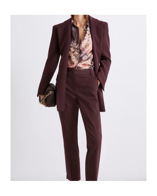 Marella Red Belted Cady Jacket
