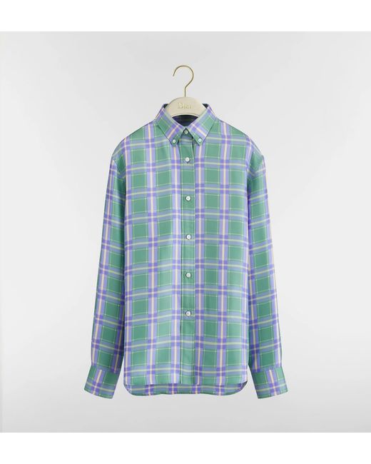 Dior Blue Blouse With Removable Bow