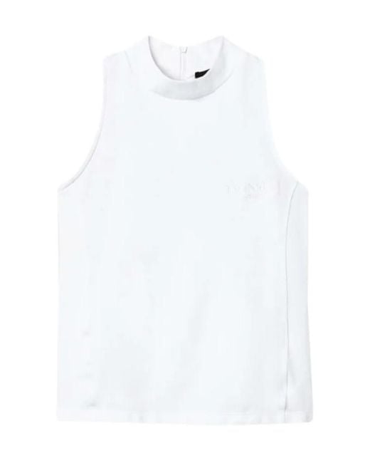 Twinset White Sleeveless Top