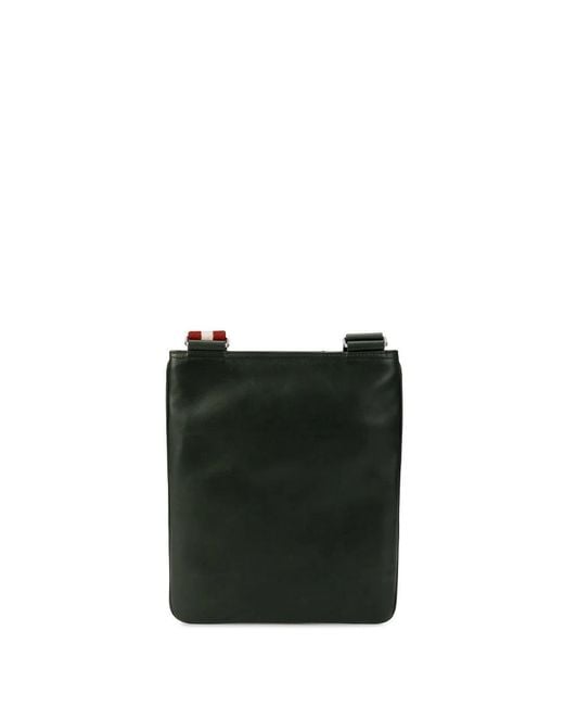 Bally Green Logo Shoulder Bag for men